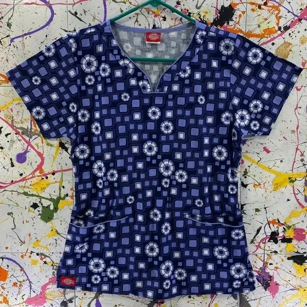Dickies Floral Scrub Top 👩‍⚕️
